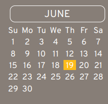District School Academic Calendar for Eckert Intermediate for June 2025