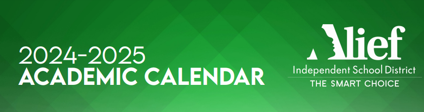 District School Academic Calendar for Alief Isd J J A E P