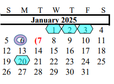 District School Academic Calendar for Don Jeter Elementary for January 2025