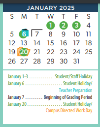 District School Academic Calendar for Windsor Elementary for January 2025