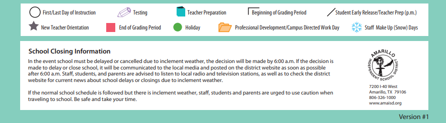 District School Academic Calendar Key for Wolflin Elementary