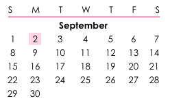 District School Academic Calendar for Eagle River High School for September 2024