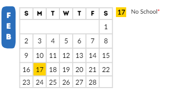 District School Academic Calendar for Odyssey-magellan for February 2025