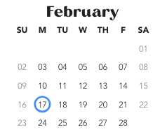 District School Academic Calendar for Maple Elementary Sch for February 2025