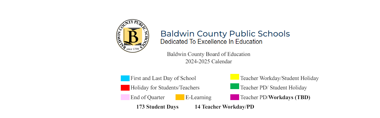 District School Academic Calendar Key for Rosinton School