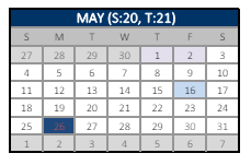 District School Academic Calendar for Cecil Elementary for May 2025