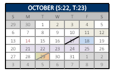 District School Academic Calendar for Cecil Elementary for October 2024