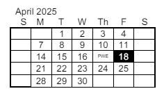 District School Academic Calendar for Bertha Barber Elementary Sch for April 2025