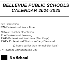 District School Academic Calendar Legend for Bertha Barber Elementary Sch