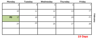 District School Academic Calendar for Mary Mae Jones ELEM. School for February 2025