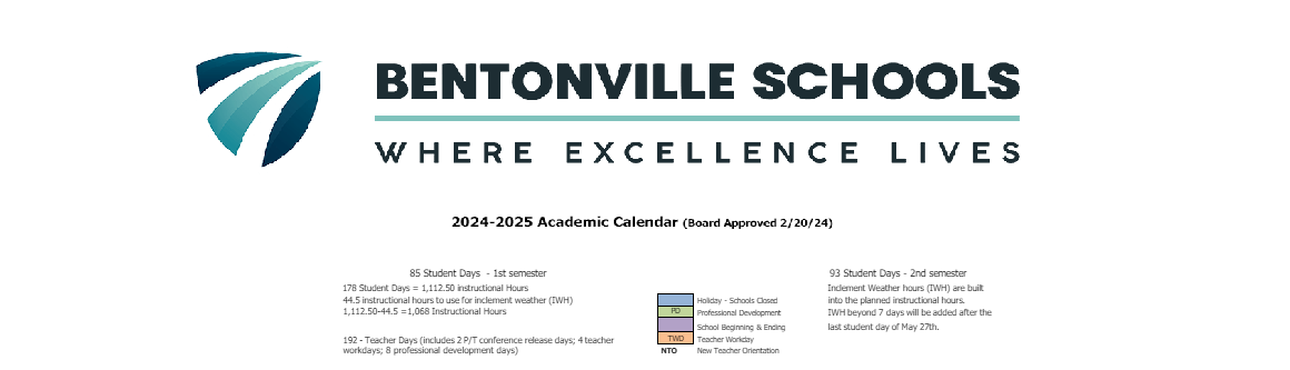 District School Academic Calendar Key for R.E. Baker Elementary School