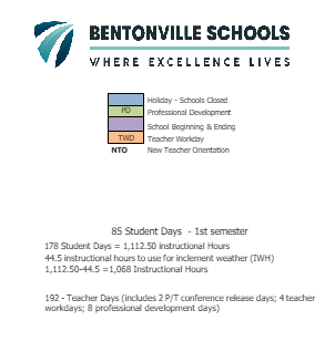 District School Academic Calendar Legend for R.E. Baker Elementary School