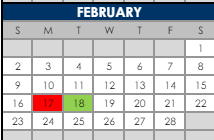 District School Academic Calendar for Flatirons Elementary School for February 2025