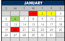 District School Academic Calendar for Flatirons Elementary School for January 2025
