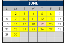 District School Academic Calendar for Flatirons Elementary School for June 2025
