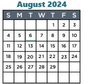 District School Academic Calendar for Fletcher/maynard Academy for August 2024