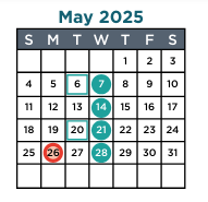 District School Academic Calendar for Fletcher/maynard Academy for May 2025
