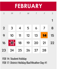 District School Academic Calendar for Mccoy Elementary for February 2025