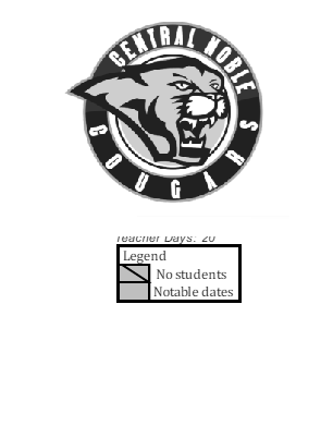 District School Academic Calendar Legend for Albion Elementary School