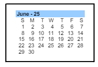 District School Academic Calendar for Navarrete Elementary for June 2025