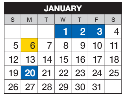 District School Academic Calendar for Cimarron Elementary School for January 2025