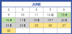 District School Academic Calendar for Park Manor Elementary School for June 2025
