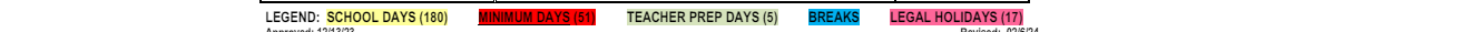 District School Academic Calendar Key for Kellogg (karl H.) Elementary