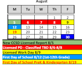 District School Academic Calendar for E.C. Best Elementary School for August 2024