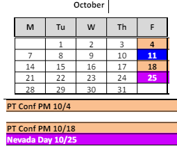 District School Academic Calendar for E.C. Best Elementary School for October 2024