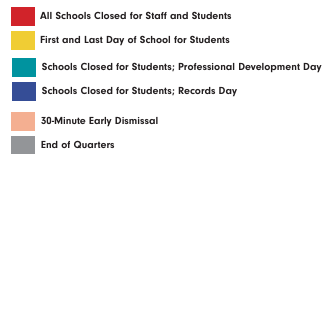 District School Academic Calendar Legend for Olde Orchard Alternative Elementary School