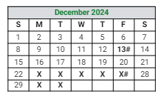 District School Academic Calendar for Concord South Side Elem School for December 2024
