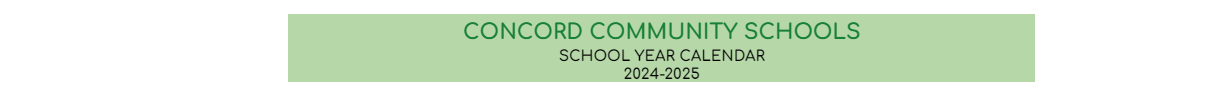 District School Academic Calendar for Concord South Side Elem School