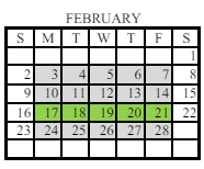 District School Academic Calendar for Willis Road Elementary for February 2025