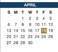 District School Academic Calendar for Dallas Park Elementary for April 2025