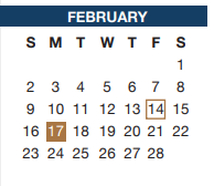 District School Academic Calendar for Sycamore Elementary for February 2025