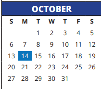 District School Academic Calendar for Hamilton Middle School for October 2024