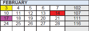 District School Academic Calendar for Sudlow Intermediate for February 2025