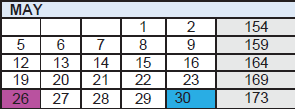 District School Academic Calendar for Sudlow Intermediate for May 2025