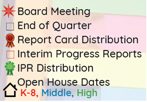 District School Academic Calendar Key for Phoenix Enrichment Center
