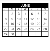 District School Academic Calendar for Stetson Hills Elementary for June 2025