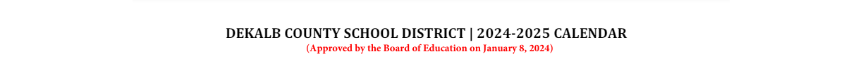 District School Academic Calendar for Moon Lake School