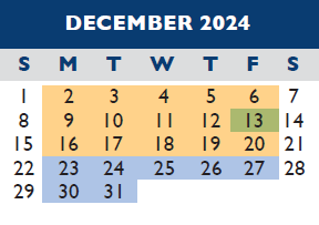 District School Academic Calendar for Windsor Elementary At Samuelson for December 2024