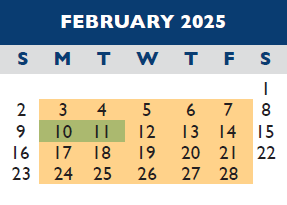 District School Academic Calendar for Windsor Elementary At Samuelson for February 2025