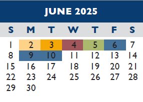 District School Academic Calendar for Windsor Elementary At Samuelson for June 2025