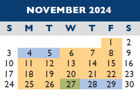 District School Academic Calendar for Windsor Elementary At Samuelson for November 2024