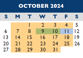 District School Academic Calendar for Windsor Elementary At Samuelson for October 2024