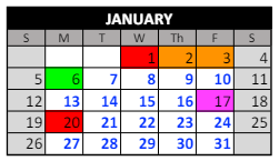 District School Academic Calendar for Dorsett Shoals Elementary School for January 2025