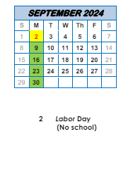 District School Academic Calendar for Avilla Elem & Middle Sch for September 2024