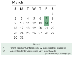 District School Academic Calendar for Ramapo High School for March 2025