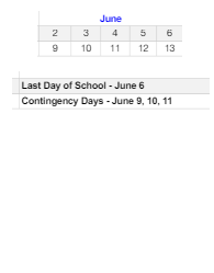 District School Academic Calendar for Ruby Valley Elementary School for June 2025